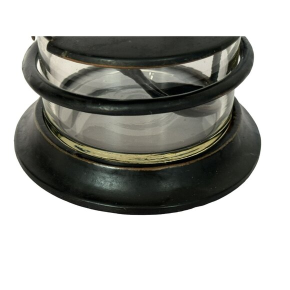 Vintage Metal & Glass Sugar Jam Condiment Jar with Leaf & Berry Lid & Spoon - Picture 11 of 12